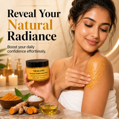 🔥Last day buy 1 get 1 free ✨Turmeric Exfoliating Body Scrub