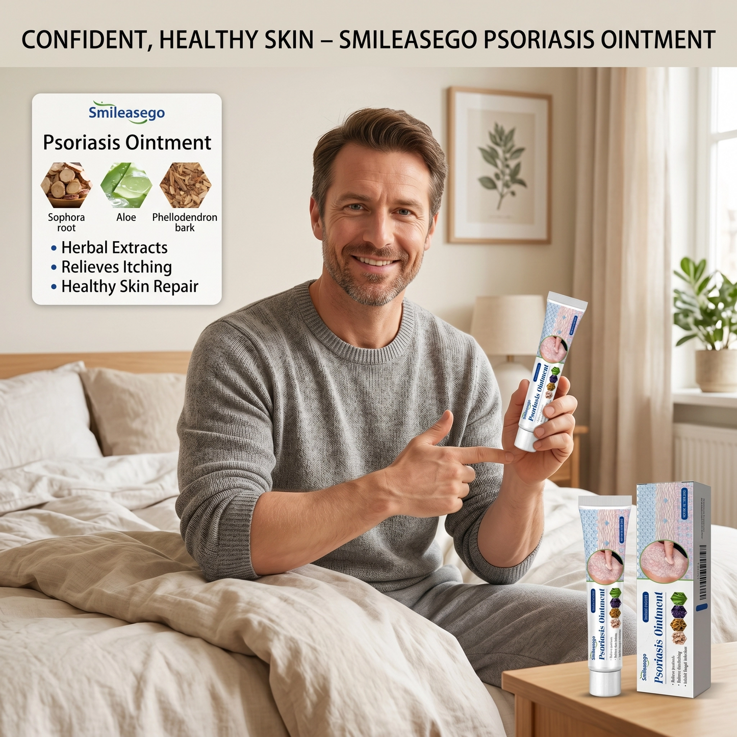 Psoriasis & Sensitive Skin Soothing Cream – Helps Calm Dry, Itchy Skin