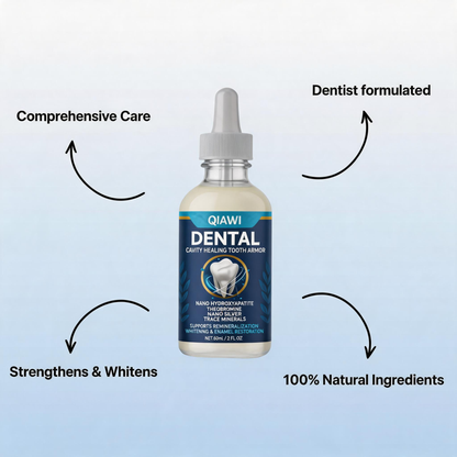 QIAWI Fluoride-Free Hydroxyapatite Tooth Armor Essence & Enamel Repair